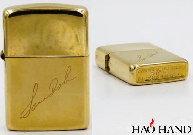 1947 14K Zippo Gold Zippo Sam Ash.jpg