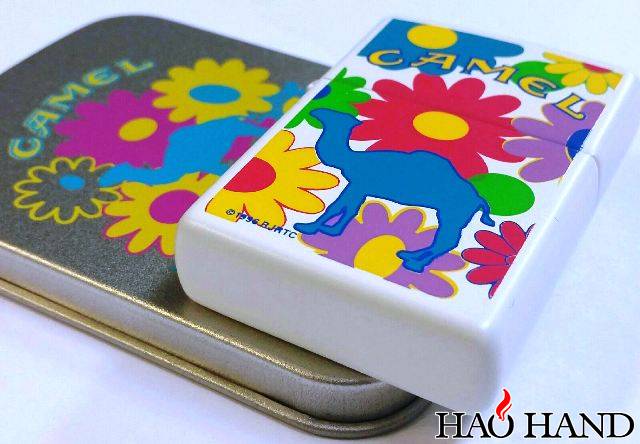 CAMEL-ZIPPO-1996-Z-189-White-MATTE-Camel-Flower-Power-RARE-MNT-IN-TIN-123148121082-4.jpg