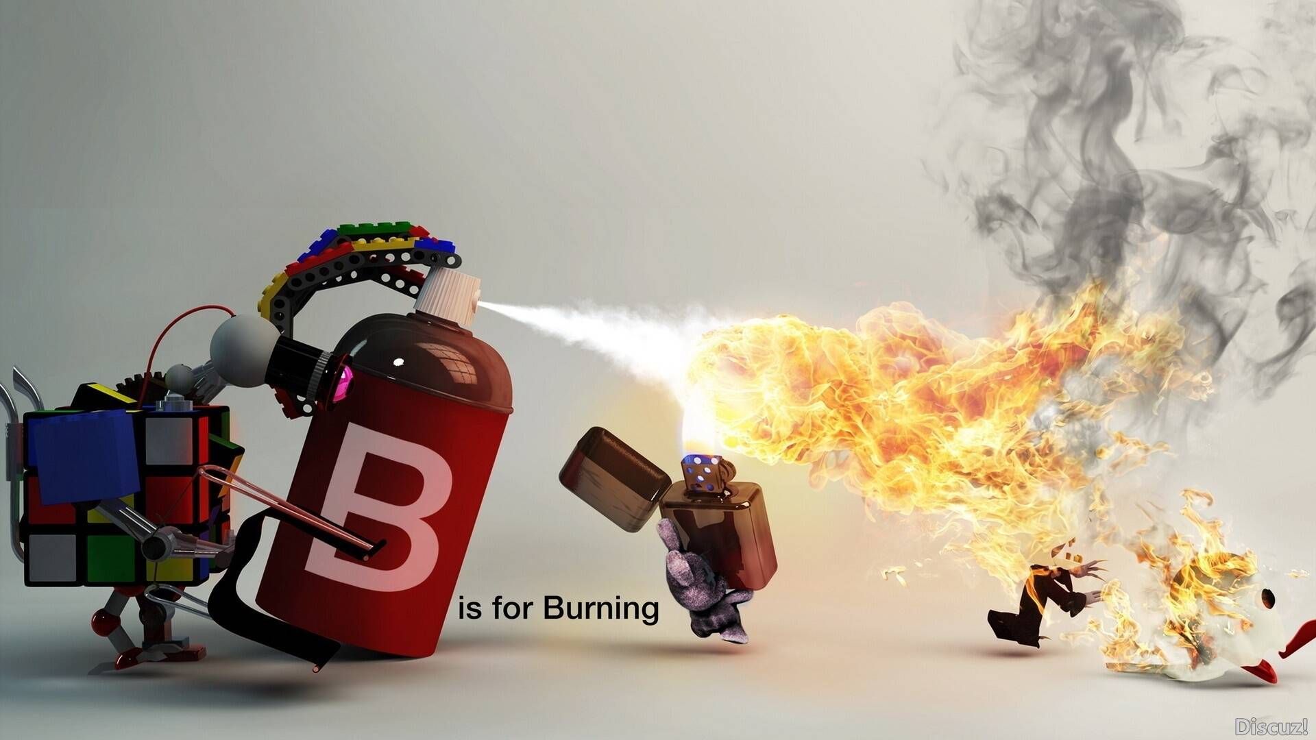 1090156-illustration-LEGO-fire-Toy-rabbits-burning-spray-zippo.jpg